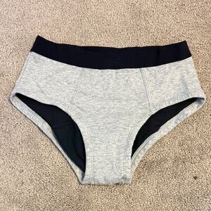 Thinx Never Worn Gray and Black Women's Briefs